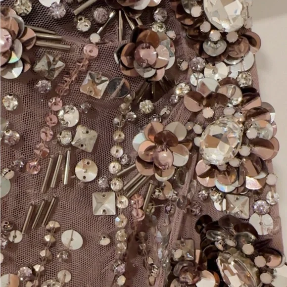 Jenny Packham Glittering Mauve Gown - Picture 4 of 7